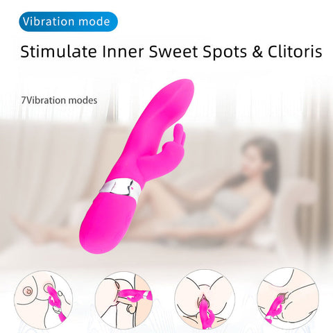 spot 7 mode silicone vibrator