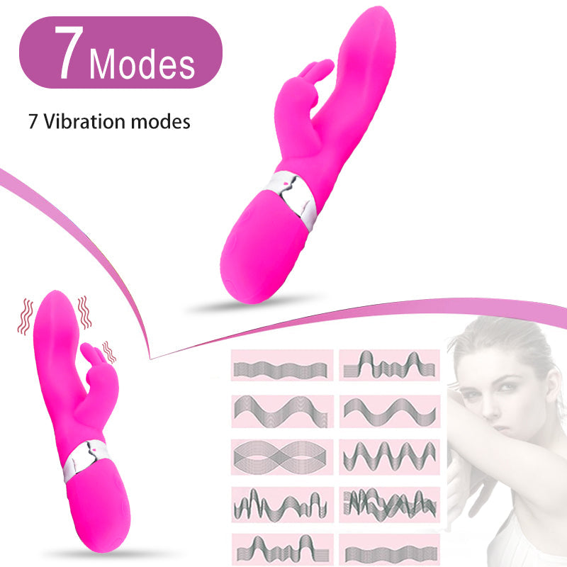 spot 7 mode silicone vibrator